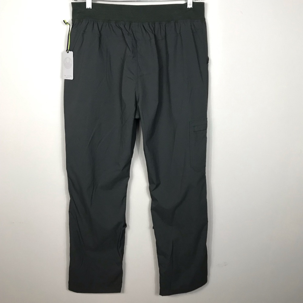 Te Verde Womens Green Stretch Cargo Pants Convertible Length Outdoorsy Sz XL NWT - Picture 5 of 16
